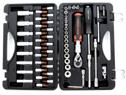 11504-Lokma Takımı 60 Parça S-Ultra 1/4'' Uzatmalı Cırcır