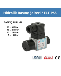 Hidrolik Basınç Şalteri ELT-PS5 NO/NC 3/8